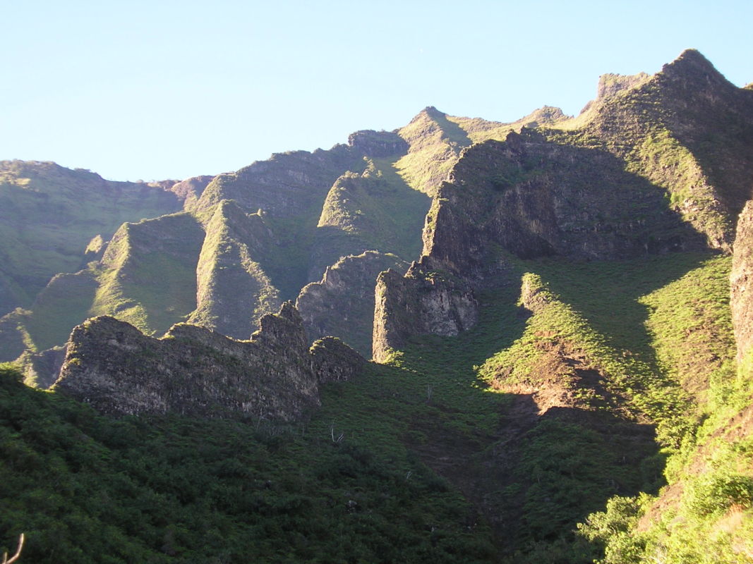 Yoga, damals und heute, Kalalauvalley von oben